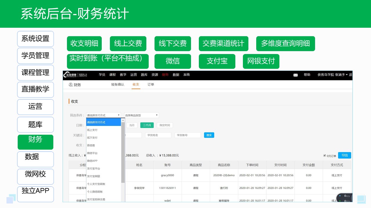 云朵課程-教育機(jī)構(gòu)培訓(xùn)app代碼-云朵課堂	 云朵課堂在線教育平臺 云朵課堂網(wǎng)校系統(tǒng) 第3張